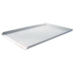 Schneider Backbleche, Alu, Lochung 3 mm, 
3 Seiten 90° - 1 kurze Seite offen
400mm x 600mm