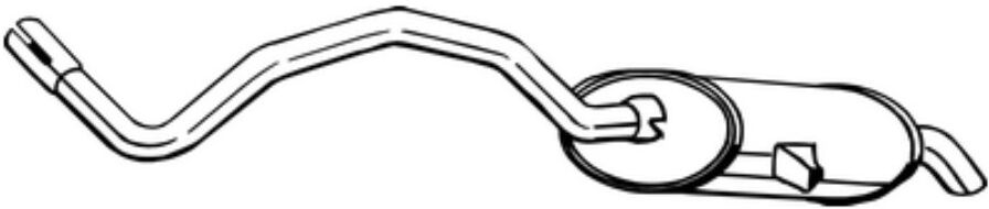 Silencieux Arrière Bosal 281-963