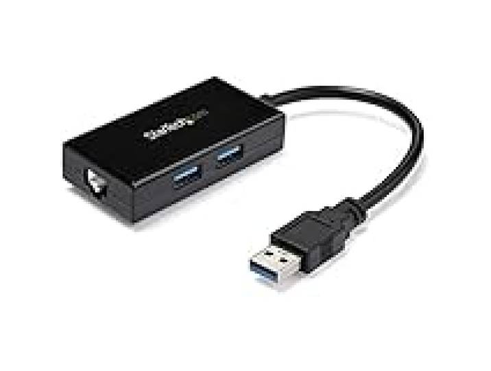 StarTech Hub USB 3.0 2 ports avec Gigabit Ethernet (USB31000S2H)