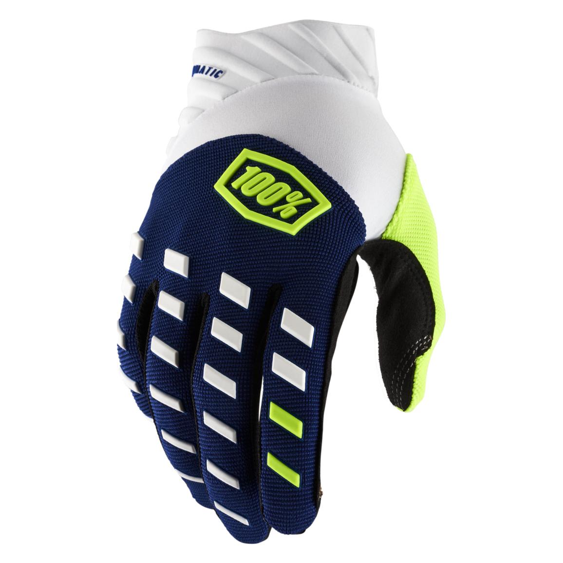 100% Airmatic Handschuhe navy-weiss M (M) (10000-00016)