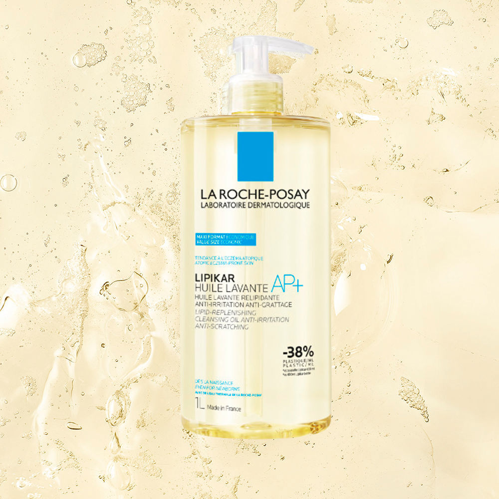 La Roche Posay Lipikar AP+ Huile Nettoyante Corps Anti-irritations Peaux Atopiques 1000 ml