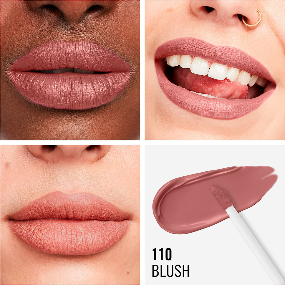 Rimmel London Rouge à lèvres liquide Lasting Mega Matte #110-blush