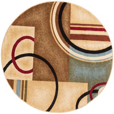 Well Woven Barclay Arcs & Shapes Modern Geometric Circles Area Rug