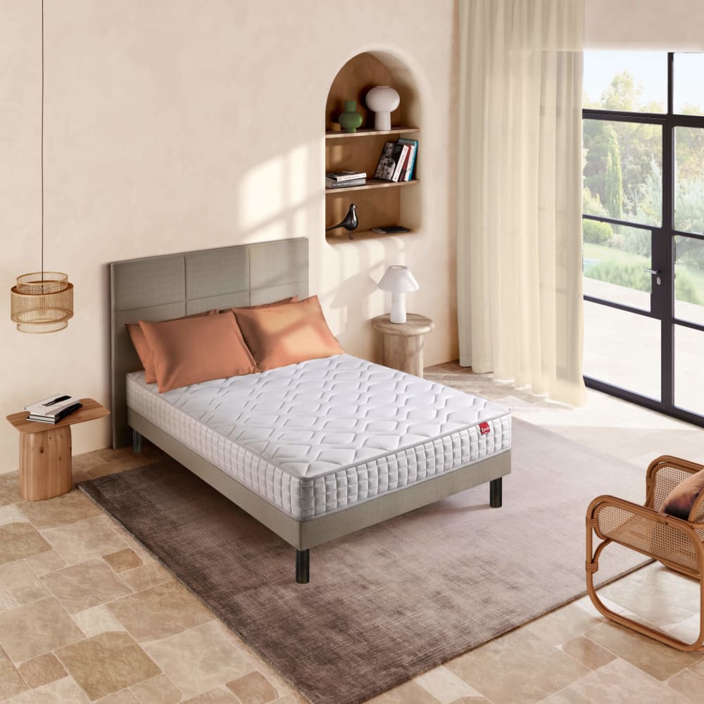 Epeda Matelas ressorts ensachés 22 cm 140x190 Blanc 190x22x140cm