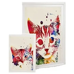 POSTER Set Mit 2 Katze Aquarell 30X40cm Rahmenlos