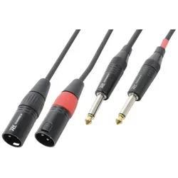 PD Connex XLR – 6.3mm Klinke (3 m, 6.3mm Klinkenkabel), Audiokabel
