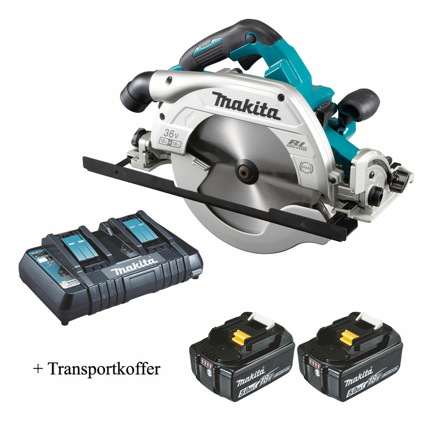 Makita DHS900PT2 Akku Handkreissäge