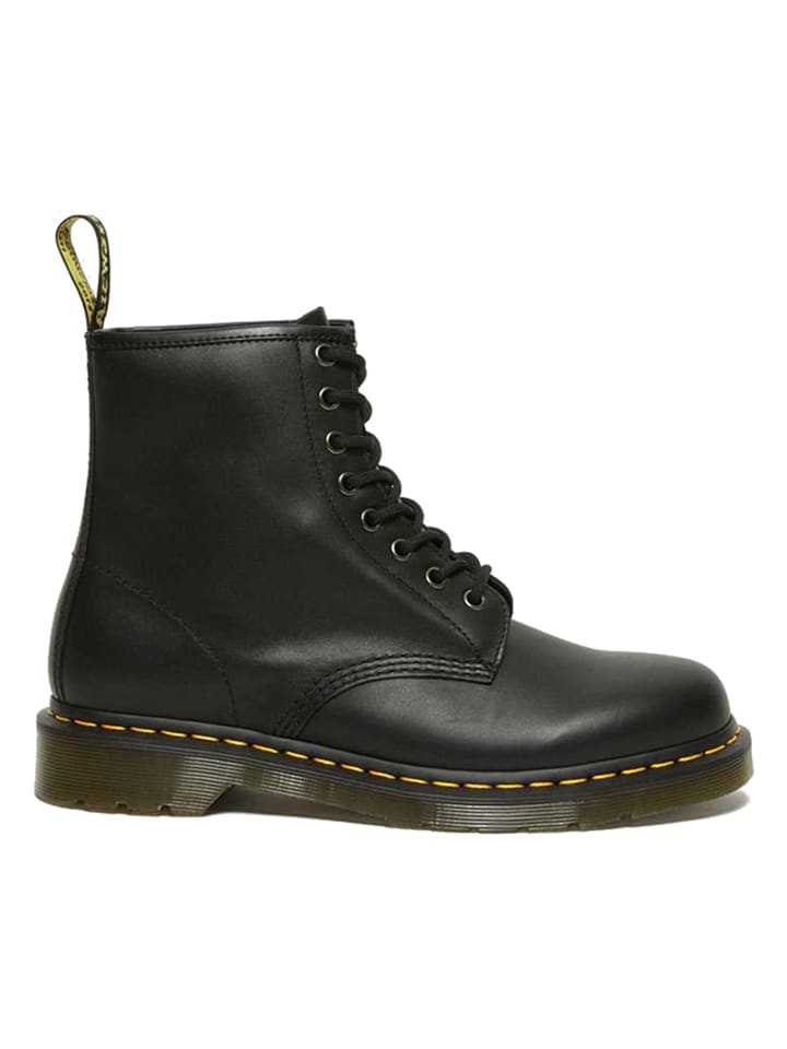 Dr. Martens Leder-Boots in Schwarz - 44