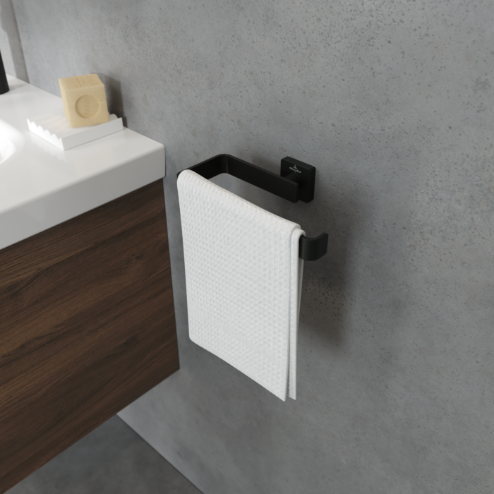 Villeroy und Boch Elements Striking Handtuchhalter TVA152005000K5 209x45x115mm, matt black