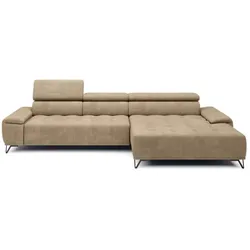 Ecksofa Palladio Stoff Beige