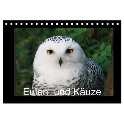 Eulen und Käuze (Tischkalender 2027 DIN A5 quer), CALVENDO Monatskalender