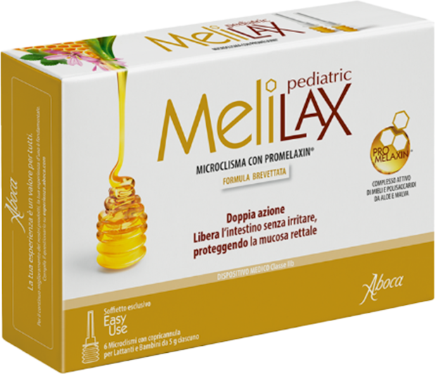 ABOCA SpA SOCIETA' AGRICOLA Aboca, Melilax Pediatric, 6 Microclismi