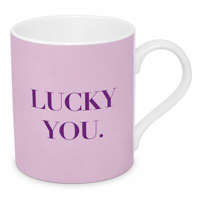 Lucky You. Mug 2024 D@H, Tasse, Teetasse, Kaffetasse, Kaffee Becher, Bone China, 350 ml, 564302745