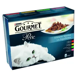 Gourmet Perle Classic 8er MP Huhn, Lachs, Kaninchen, Rind 10x680 g