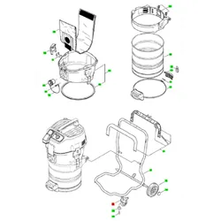 Festool Lenkrolle für SRM 70 LE-EC