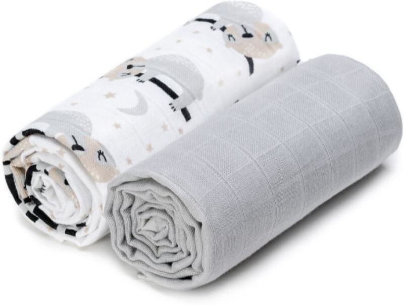 T-TOMI TETRA Cloth Towels EXCLUSIVE COLLECTION serviette Sloths 90x100 cm 2 pcs