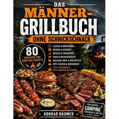 Das Männer-Grillbuch ohne Schnickschnack, Taschenbuch von Konrad Bäumer, BoD – Books on Demand, 978-3-695-75843-2