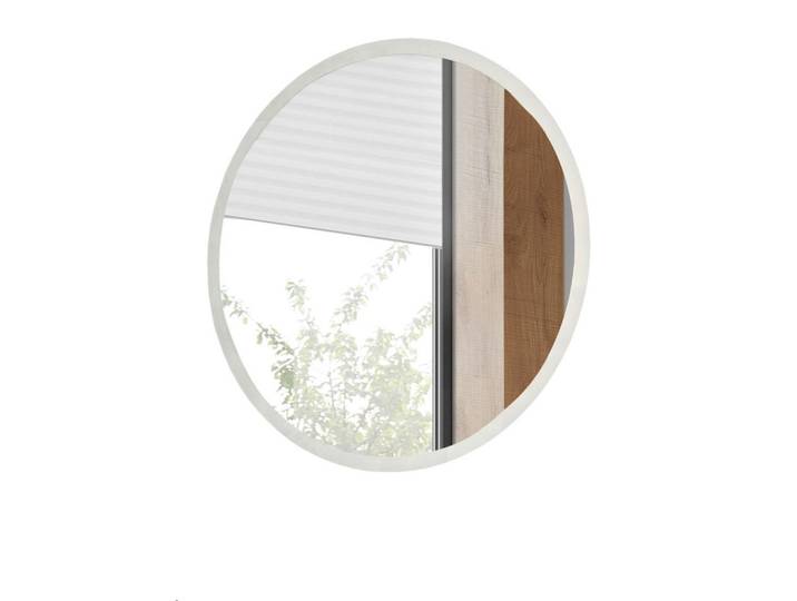 Furn.Design Badspiegel 80 cm rund, Badezimmer Spiegel mit LED Beleuchtung und Touch-Funktion, Grau, Glas, Uni, 80x80x3 cm, Badezimmer, Badezimmerspiegel, Badspiegel