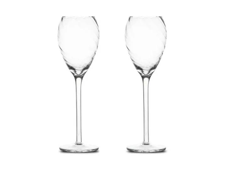 Byon Verres à champagne Opacity 16 cl lot de 2 Clair