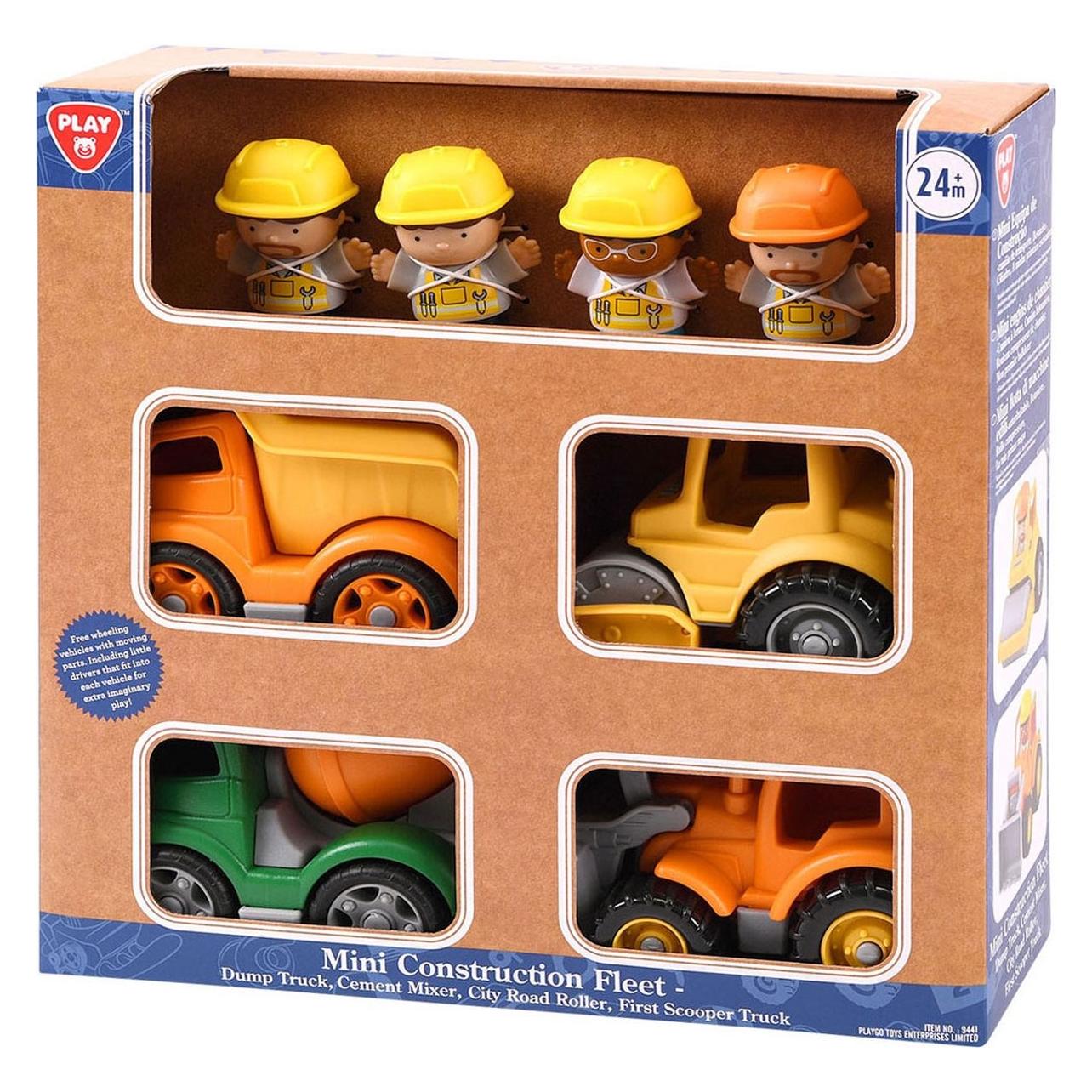 Play Mini Baufahrzeuge mit Figuren Spielset, 8-tlg. (8150352)