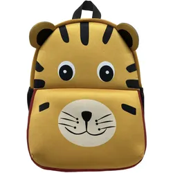 DONAU Kindergartenrucksack Tiger Kunstfaser orange