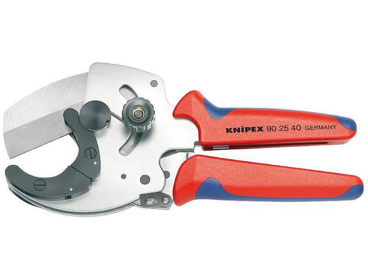 Rohrzange KNIPEX Ø 26 - 40 mm , blau, Kunststoff, Stahl, Zangen, Rohrzange