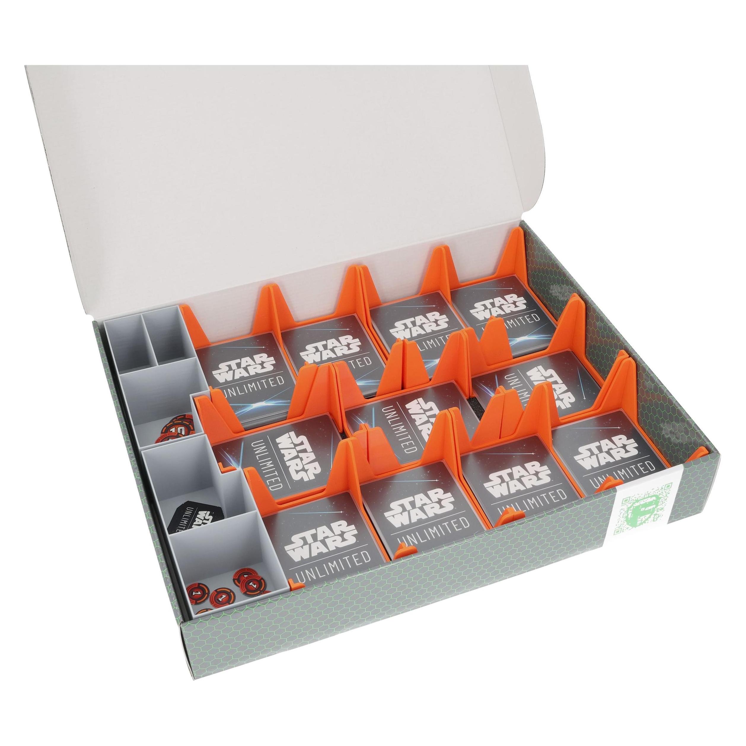 Feldherr 64825 - Lagerbox FSLB055 für Star Wars: Unlimited - 1650 Spielkarten Token (Karton, Kunststoff, Schaumstoff) (FSLB055P60)