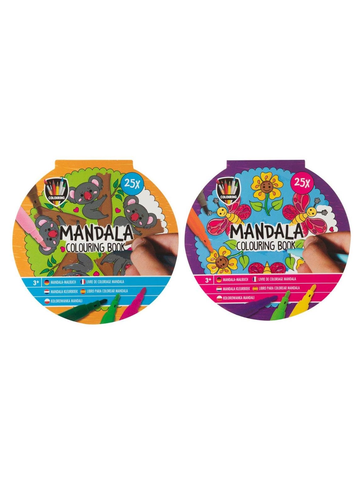 Grafix Mandala Coloring Book 25 Coloring Pages (Assorted)