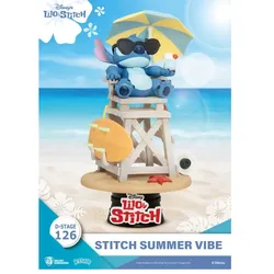 Disney D-Stage PVC Diorama Stitch Summer Vibe 16 cm