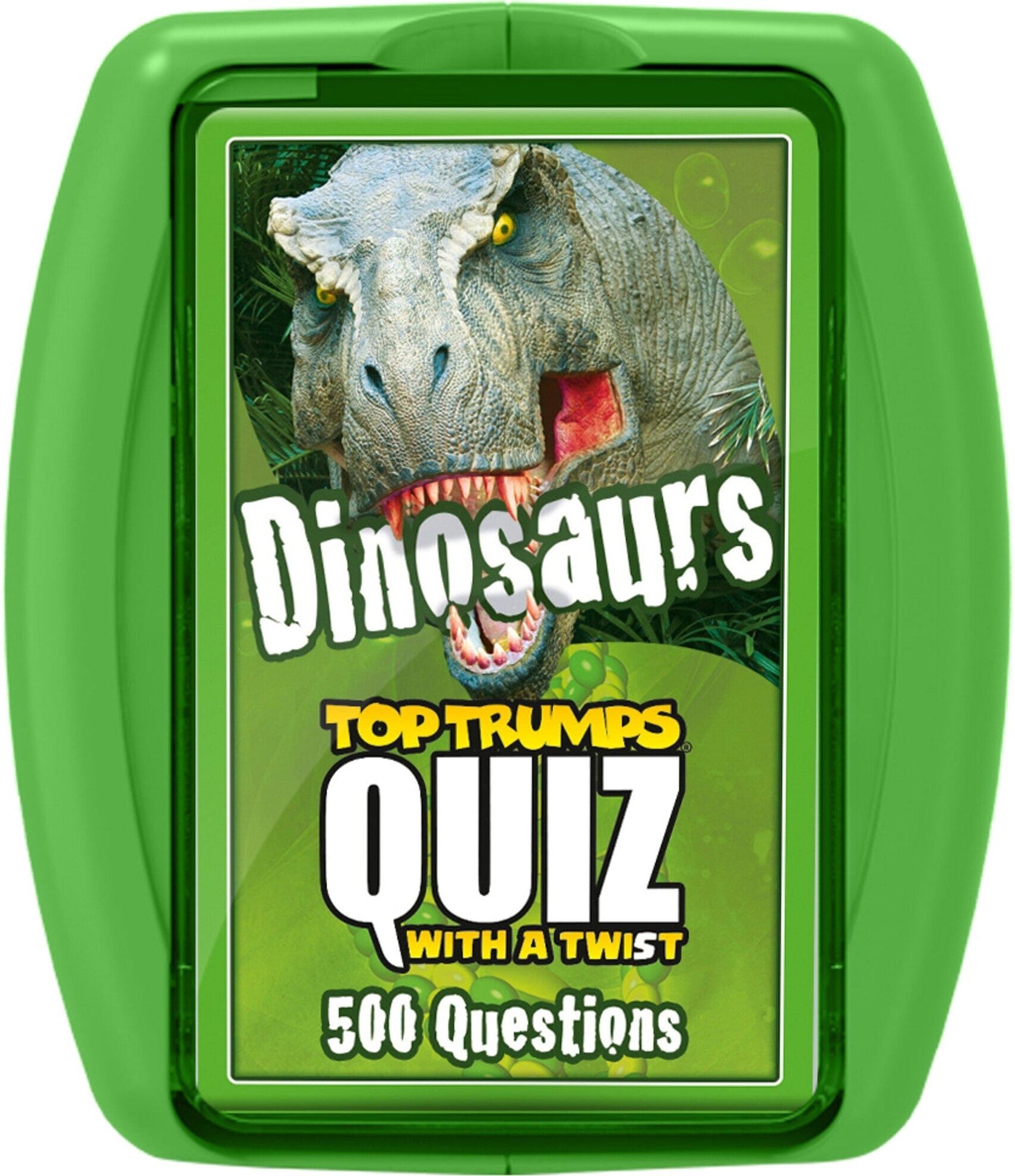 Top Trumps Dinosaurs Quiz Card Game - 500 Questions for Families, Ages 8+, by Winning Moves