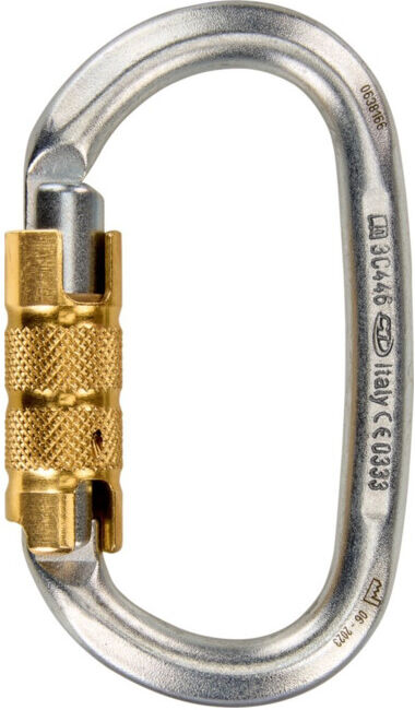 SKYLOTEC Mousqueton PILLAR Acier TG Ovale avec verrouillage Triplex H-287-TG (H-287-TG)