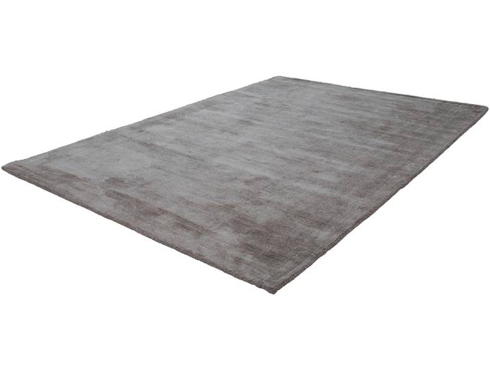 Teppich OBSESSION My Maori 220 , silber (silberfarben), B:200cm H:13mm L:290cm, Viskose, Teppiche, Teppich, Uni-Farben, Material: 100% Viskose, handgewebt, grosse Farbauswahl