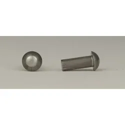 Halbrundnieten - DIN 660 - Stahl blank - 10x60
