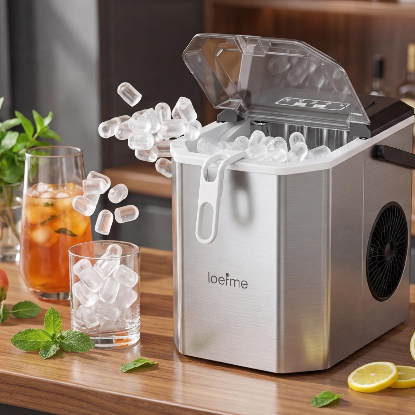 Selius Elektrische Ijsmachine 1.2L - 12kg per 24 uur