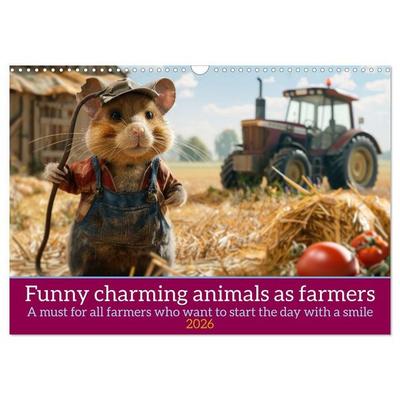 Ruebsamen, P: Funny charming animals as farmers (Wall Calend