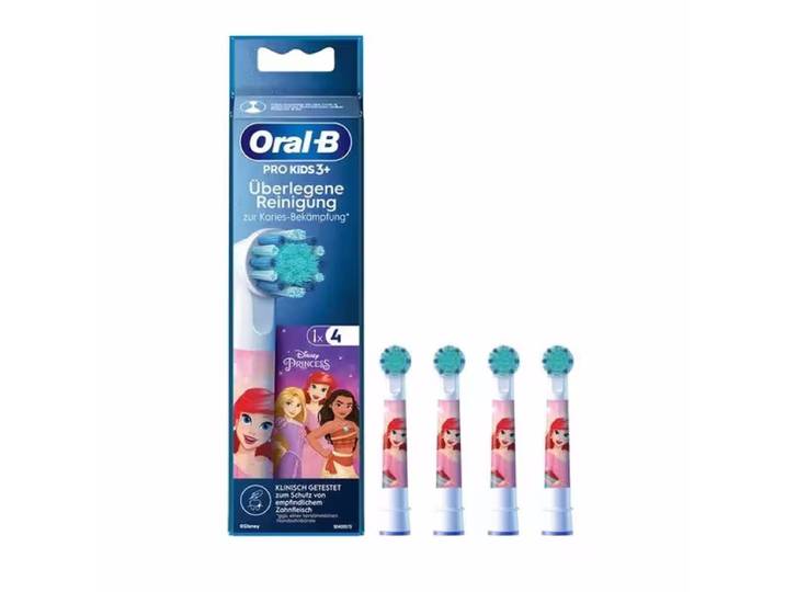 Oral-B Cars/Princess Mix 4er Ersatzzahnbürsten – Ersatzbürste/Zahnpflege Zubehör