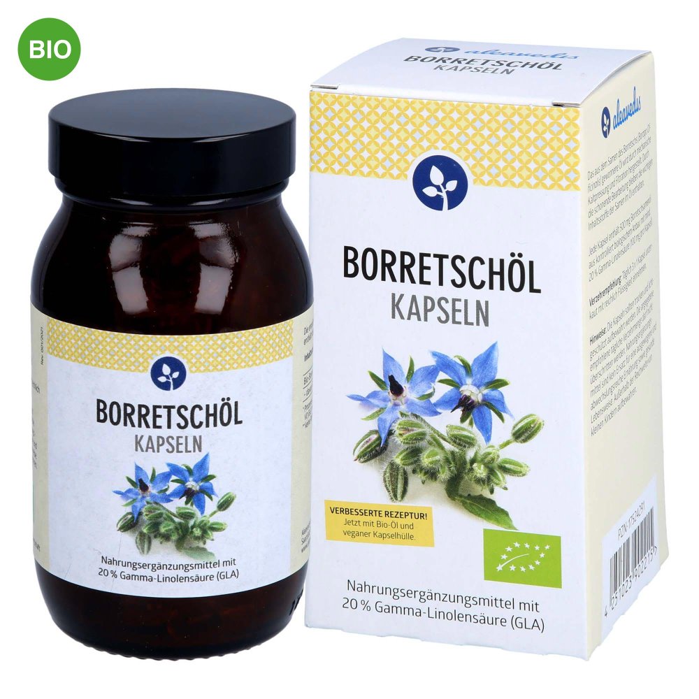 Aleavedis Naturprodukte GmbH Borretschöl 500 Mg Kapseln Bio Vegan 17524291