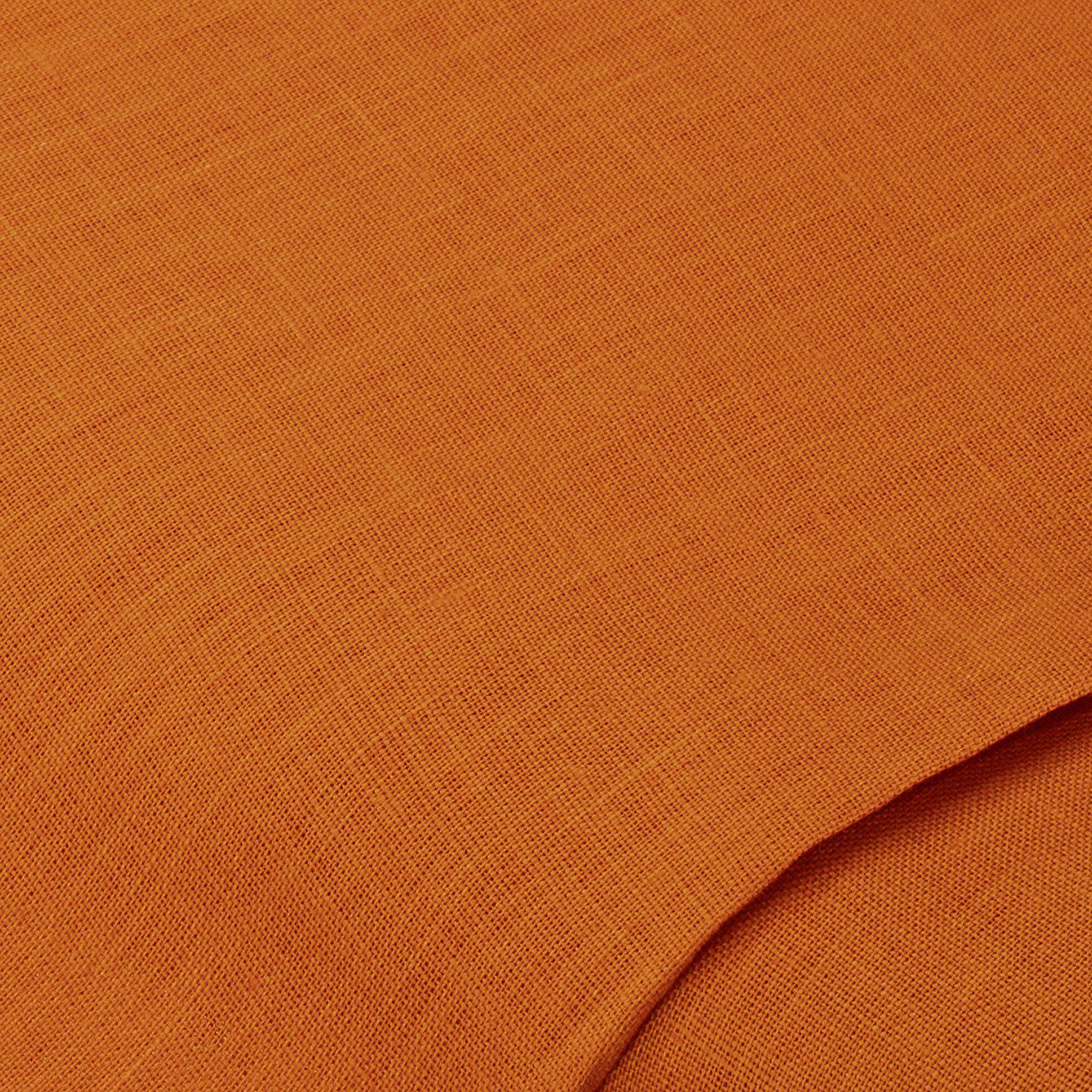 Leinenstoff Uni, orange