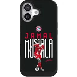 Nivocase Handyhülle für Apple iPhone 17 Hülle NIVOpure Case Schwarz FC Bayern München Offizielles (Apple iPhone 17), Smartphone Hülle, Schwarz