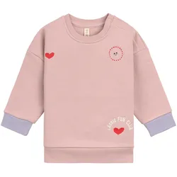 Lässig Sweatshirt Herzen Fun, rosa, 86