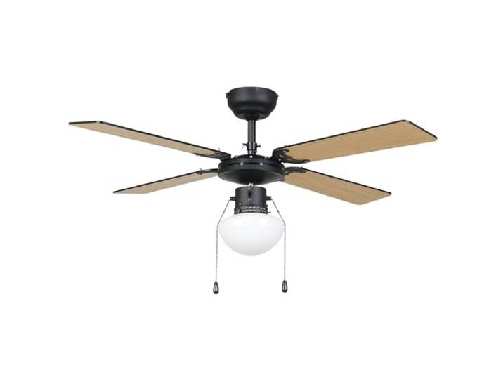 EGLO Deckenventilator Fortaleza, 4 Flügel Ventilator mit Zugkette