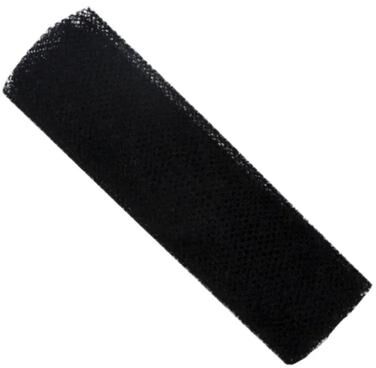 Inspire Essentials African Net Bath Sponge Exfoliating Mesh Body Scrubber Long Stretch Washcloth black