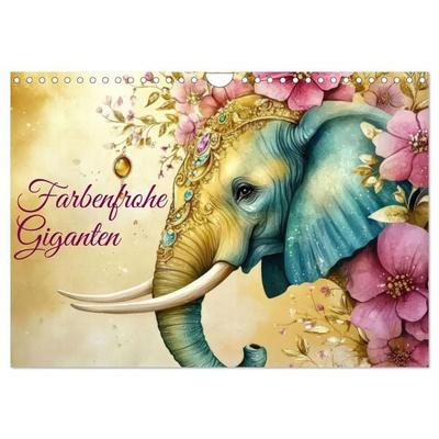 Farbenfrohe Giganten (Wandkalender 2027 DIN A4 quer), CALVENDO Monatskalender