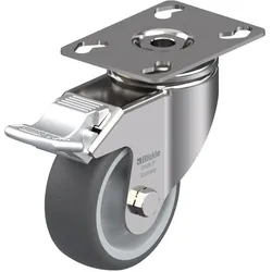 Blickle, Möbelrollen, 273128 LKPXA-PATH 80G-FI Lenkrolle mit Feststeller Rad-Durchmesser 80 mm