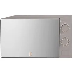 BerlingerHaus BH/9901 Mikrowelle Taupe 700 W Timerfunktion, Mikrowelle, Grau