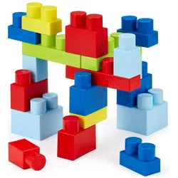 Ecoiffier Abrick Set von Blocks in Blue Koffer auf Rädern, Koffer, Blau