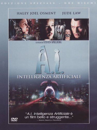 Steven Spielberg - A.I. Intelligenza artificiale (edizione speciale) [2 DVDs] [IT Import] - Preis vom 11.10.2026 03:10:56 h