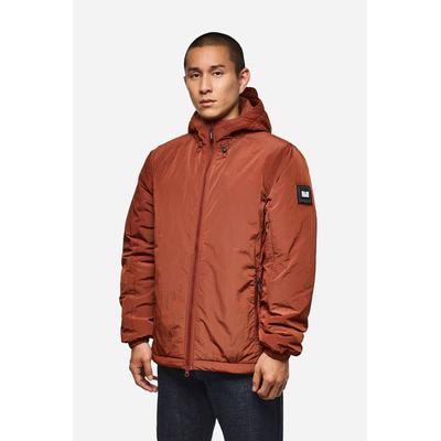 Wolljacke WEEKEND OFFENDER "VETTEL THERMO JACKET Herren", Herren, Gr. L, braun (clay), Softshell, 100% Nylon, normal normal, Jacken, Jacke Herren, Übergangsjacke, Kapuze, Regenjacke, Outdoor, Sale
