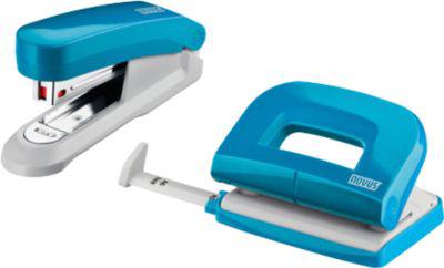 Novus Locher-Hefter SET Evolution Twin Set fresh, petrol