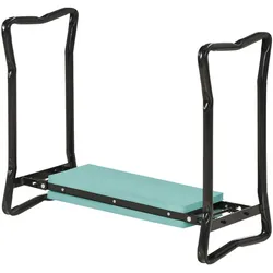 Outsunny Kniebank für Gartenarbeit Klappbarer Gartenhocker Kniehilfe bis 150 kg